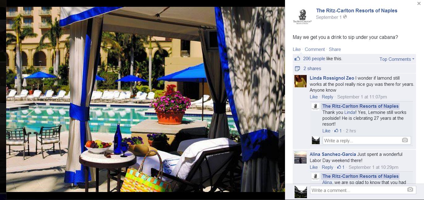 Luxury travel brands and social media