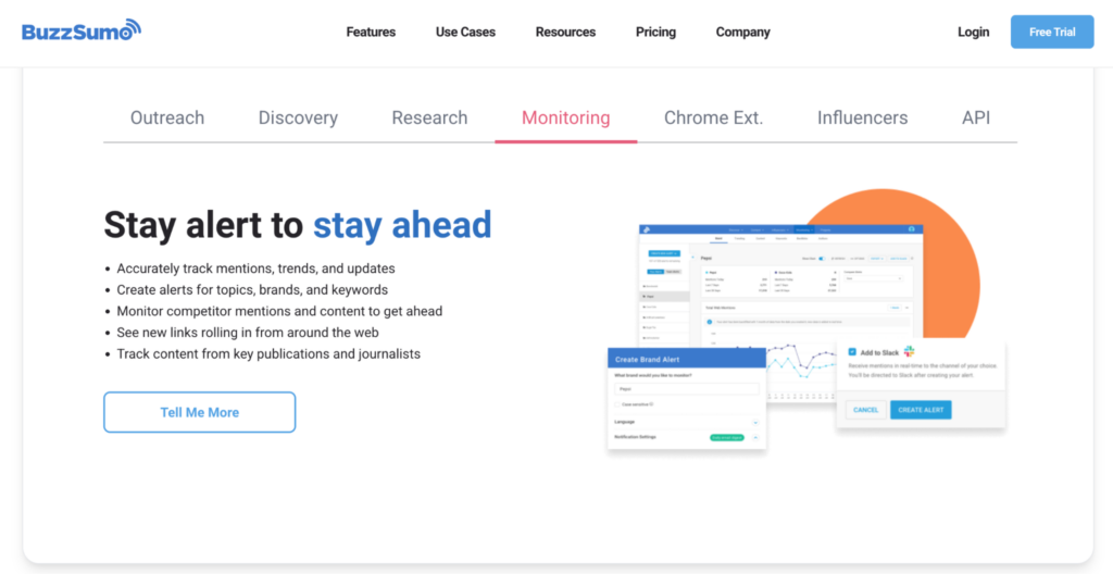 buzzsumo competitor website analysis tool