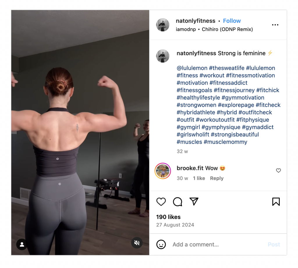 natonlyfitness on instagram